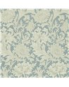 Chrysanthemum Toile China Blue Cream DMOWCH101