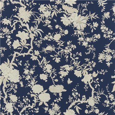 Tea House Floral Blue FRL5266-02