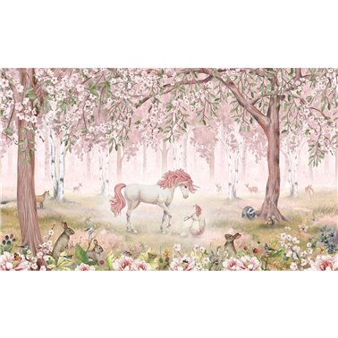 Unicorn Forest - Pink W13917