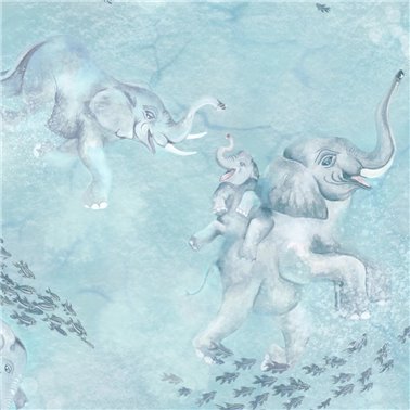 Elephant Breaststroke Ocean BMPP004-02B