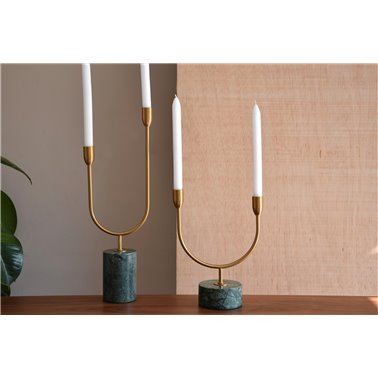 CANDELABRO BASE MARMOL...