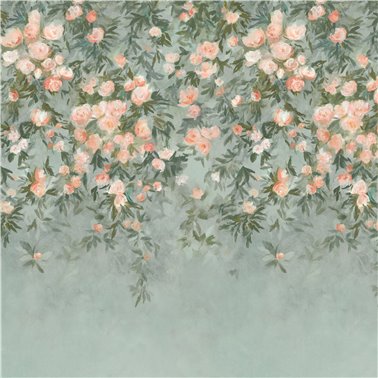 Ottavia Mural Coral W466-02