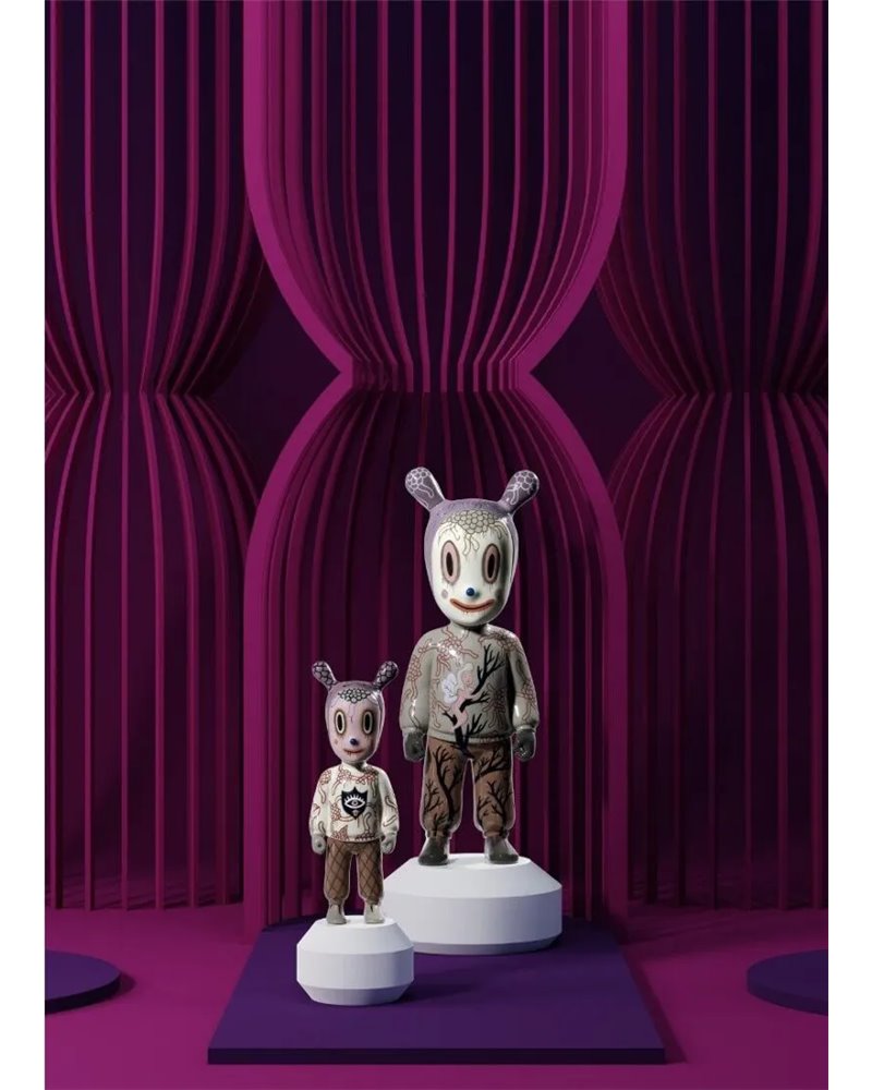 Escultura The Guest By Gary Baseman. Mddelo pequeño. Serie numerada