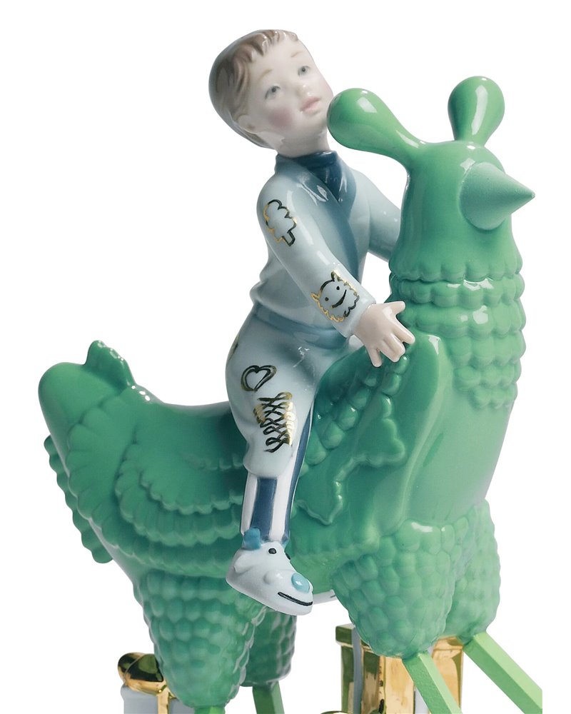 Figura niño The Rocking Chicken Ride