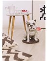 Figura perro Bulldog con piruleta