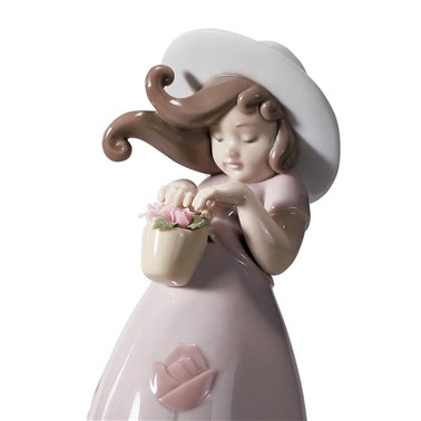 Figura niña Pequeña Rosa