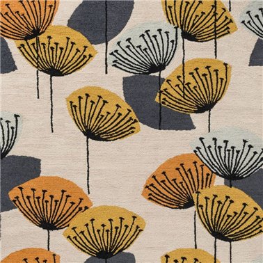 Dandelion Clocks Ochre Silver 445803