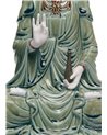 Figura Kwan Yin. Verde