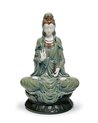 Figura Kwan Yin. Verde