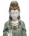 Figura Kwan Yin. Verde