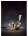 Escultura Gran Dragón. Lustre oro. Serie limitada