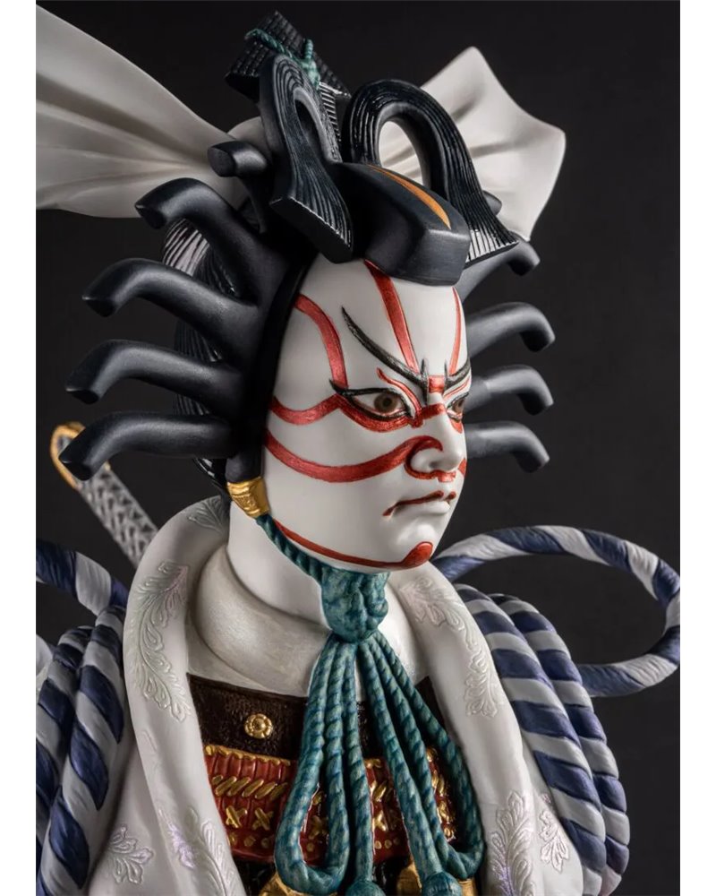 Escultura Japan-Kabuki. Serie Limitada