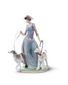 Figura Dama con perros