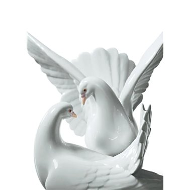 Figura palomas Nido de amor