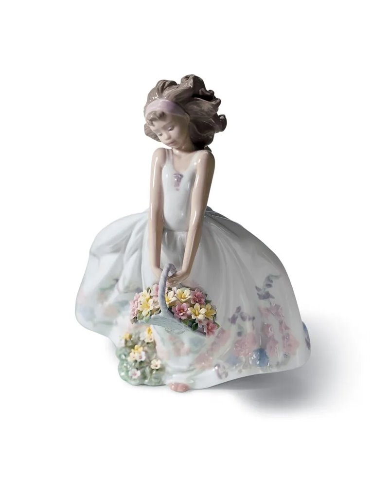 Figura niña Flores silvestres