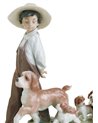 Figura niño con perros Mis pequeños exploradores