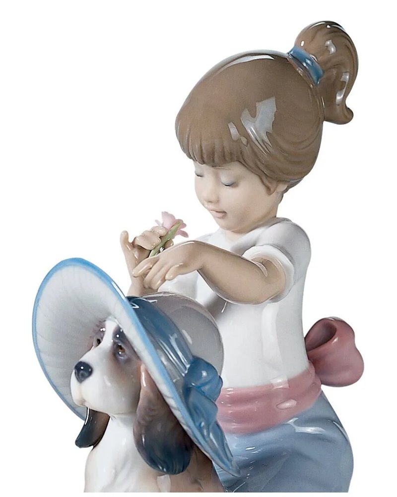 Figura niña con perro Te pongo guapo