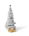 Figura Árbol de Navidad con regalos. Lustre oro