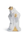 Figura Rey Melchor en Belén. Lustre oro