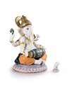 Figura Ganesha con mridangam. Serie limitada