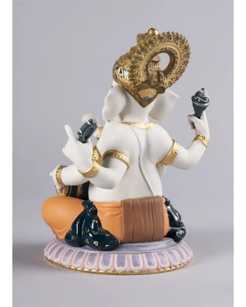 Figura Ganesha con mridangam. Serie limitada