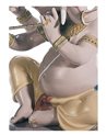 Figura Ganesha con bansuri