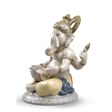 Figura Ganesha con mridangam