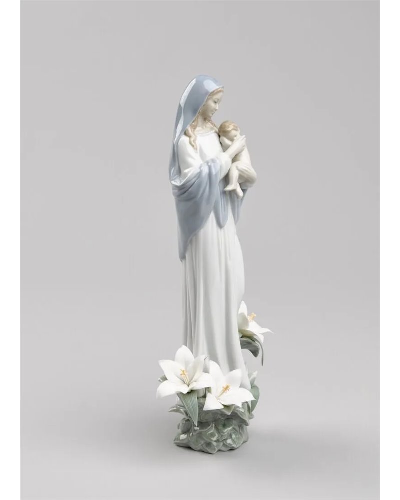 Figura virgen Madonna de las flores