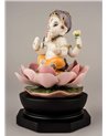 Figura Ganesha sobre loto