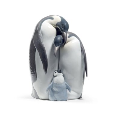 Figura Familia de pingüinos