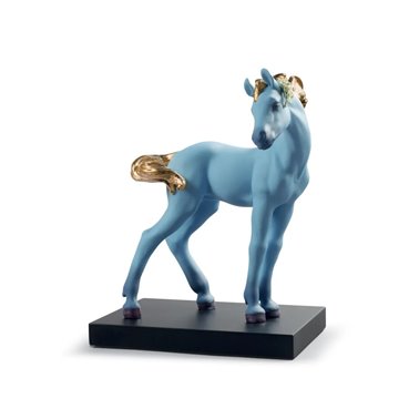 Figura El Caballo. Azul. Serie limitada