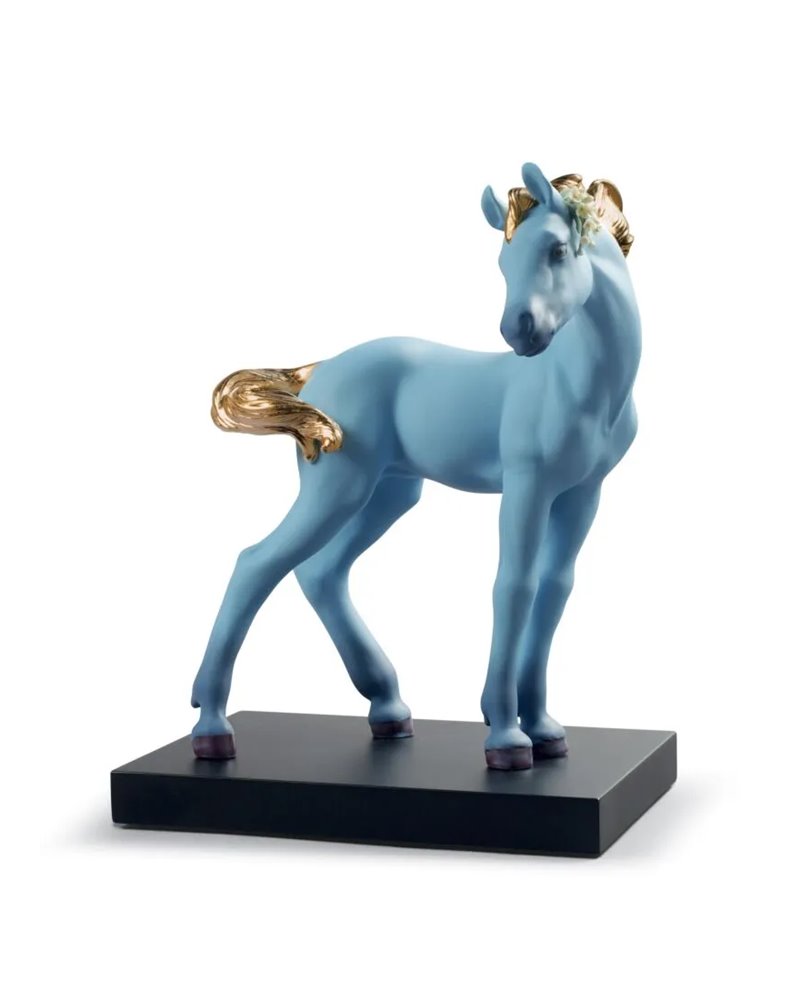 Figura El Caballo. Azul. Serie limitada