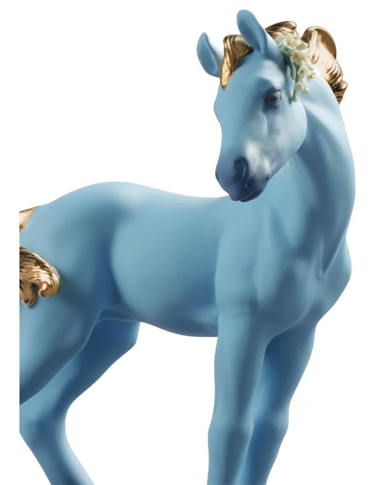 Figura El Caballo. Azul. Serie limitada