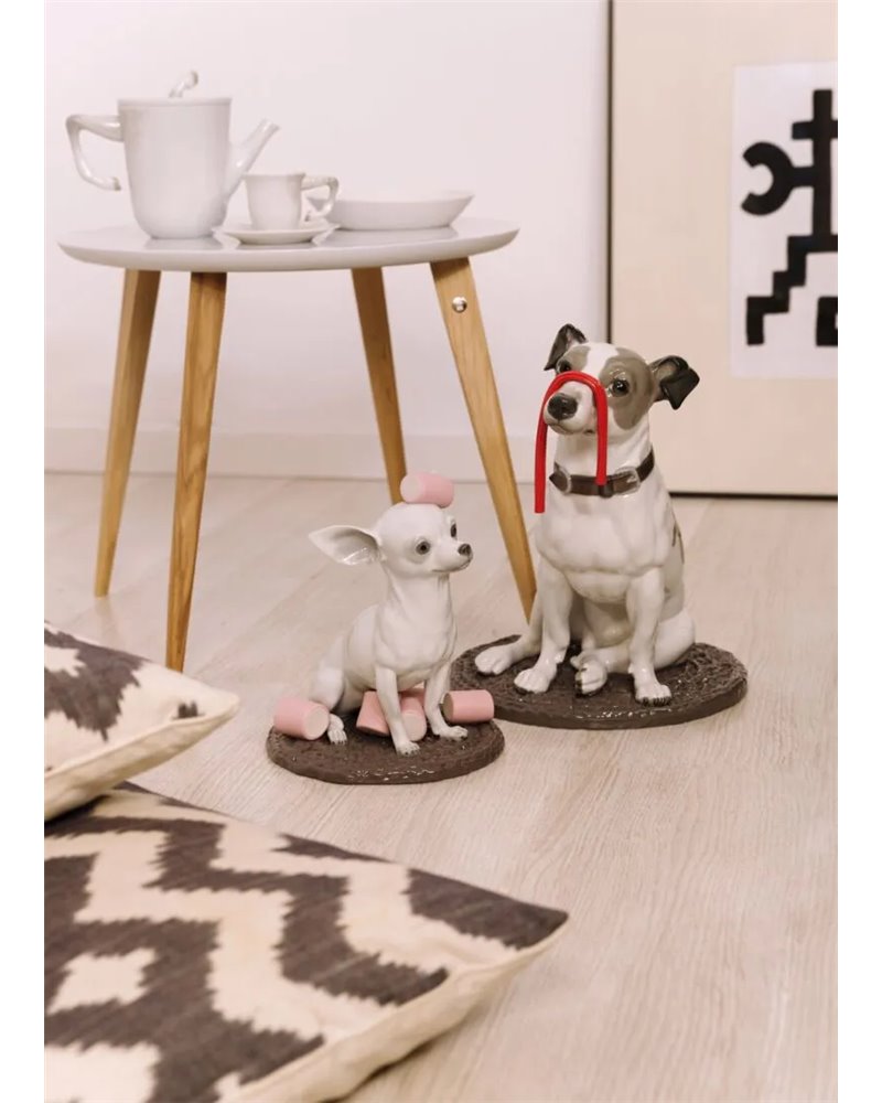 Figura perro Jack Russell con regaliz