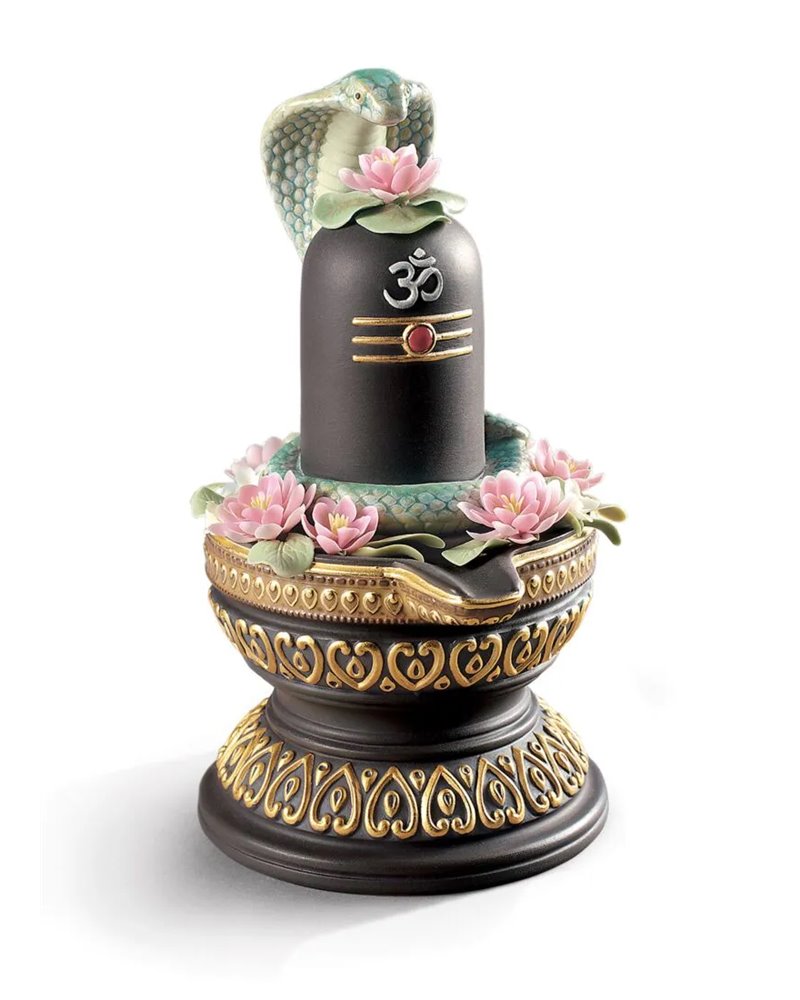 Figura Lingam. Lustre oro