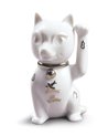 Figura Maneki Neko. Lustre plata