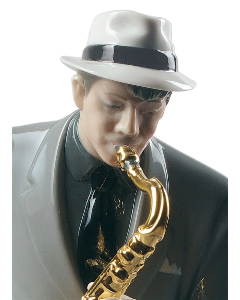 Figura músico Saxofonista de jazz