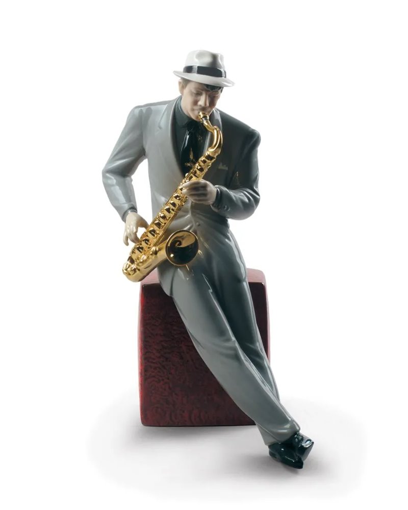 Figura músico Saxofonista de jazz