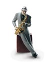 Figura músico Saxofonista de jazz