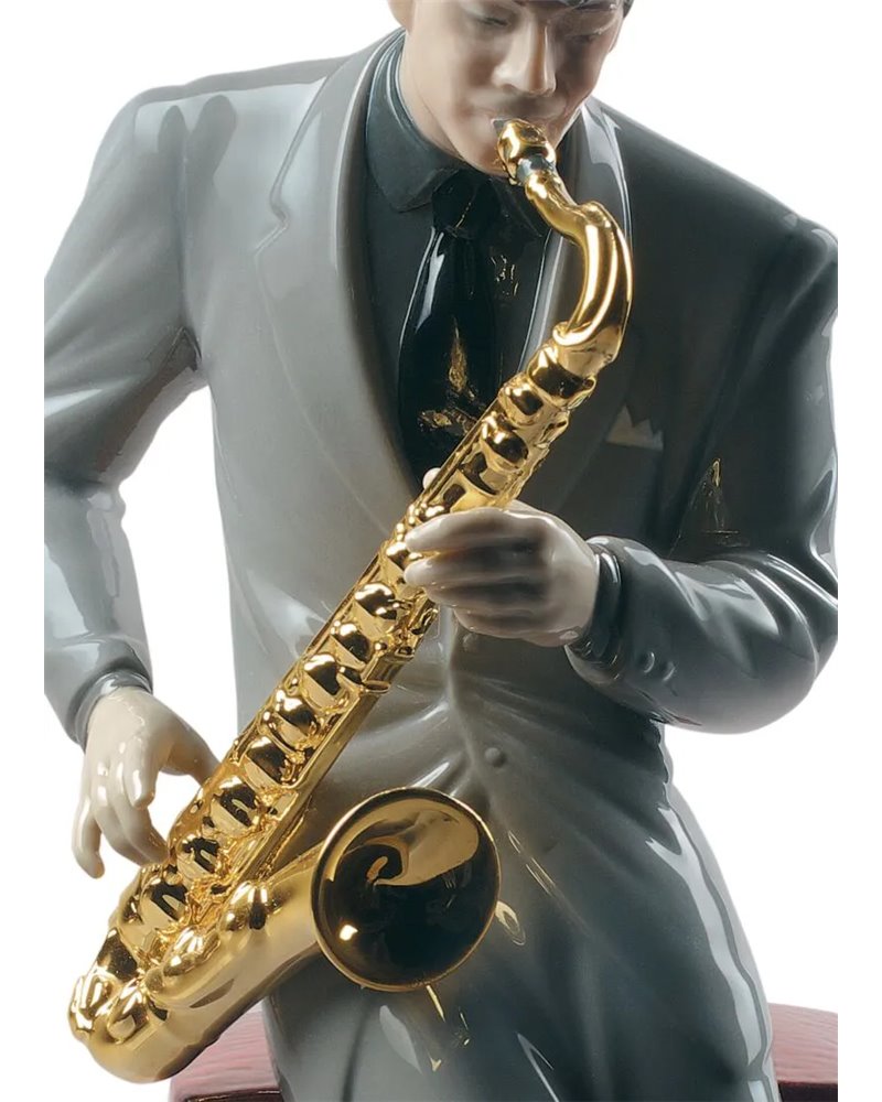 Figura músico Saxofonista de jazz