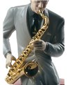 Figura músico Saxofonista de jazz