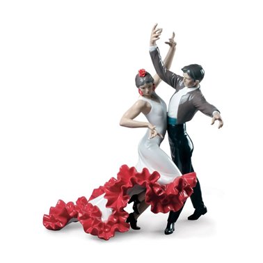 Figura pareja Baile Flamenco