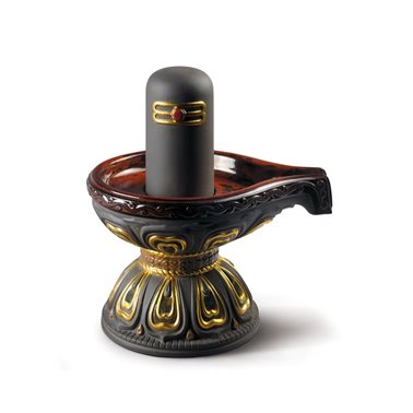 Figura Lingam. Lustre oro