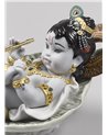 Figura Krishna on leaf