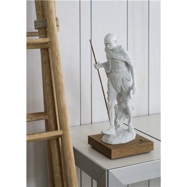 Figura Mahatma Gandhi. Blanco