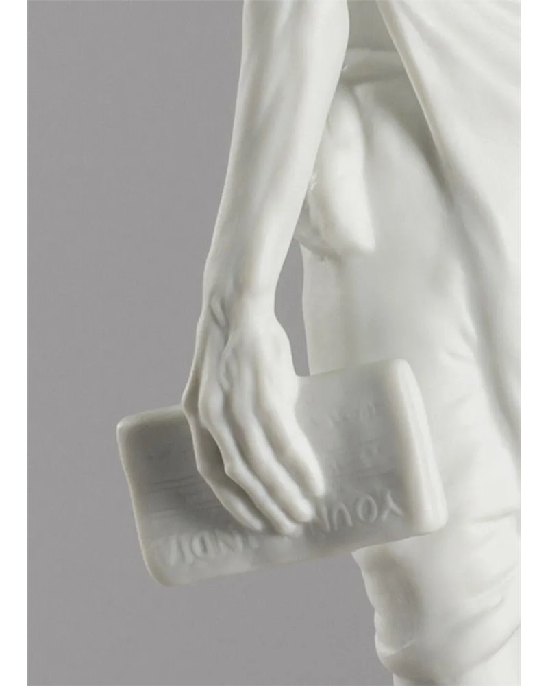 Figura Mahatma Gandhi. Blanco