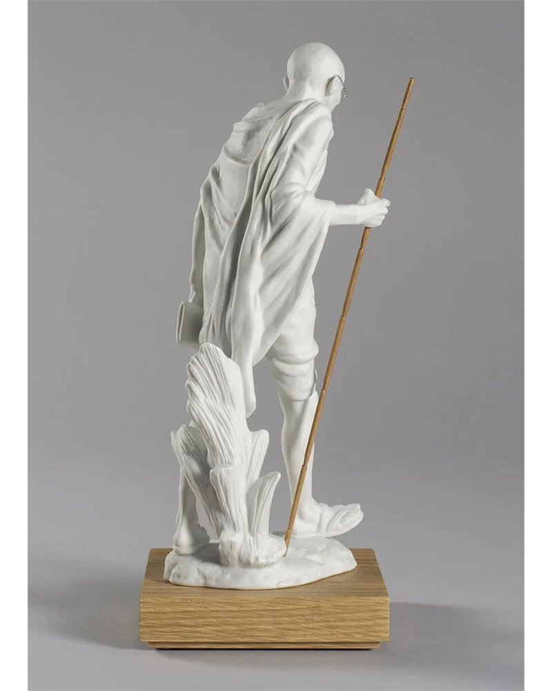 Figura Mahatma Gandhi. Blanco