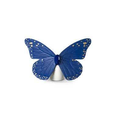 Figura Mariposa. Lustre oro y azul