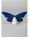 Figura Mariposa. Lustre oro y azul