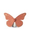 Figura Mariposa. Lustre oro y coral